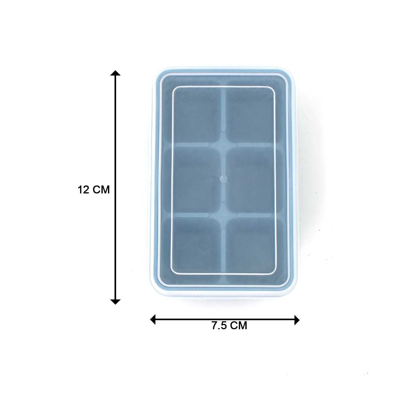 6 Grid Silicone Ice Tray Used In All Kinds Of Places Like Household Kitchens For Making Ice From Water And Various Things And All With Color Box (1 Pc) 6 Grid Silicone Ice Tray Used In All Kinds Of Places Like Household Kitchens For Making Ice From Water And Various Things And All With Color Box (1 Pc)